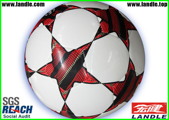 New Design Machine-Stitched Synthetic Leather Soccer Ball Standard Size and Weight